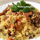 Foto de receta de cuscus con verduras y pollo