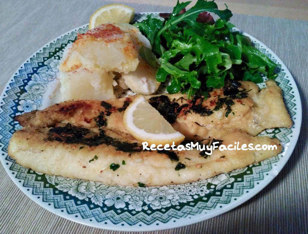 Foto Receta de gallo rebozado con harina de garbanzo